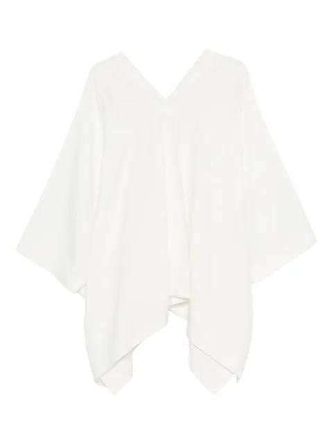 V-neck asymmetric top by THE ROW