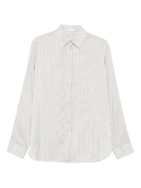 Vanda striped long-sleeve shirt by THE ROW