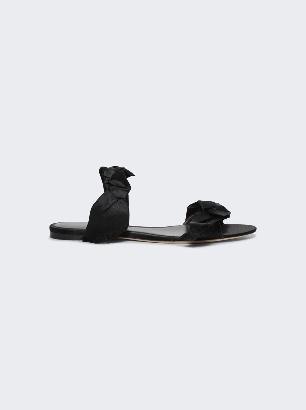 Vika Knot Sandal Black  | The Webster by THE ROW