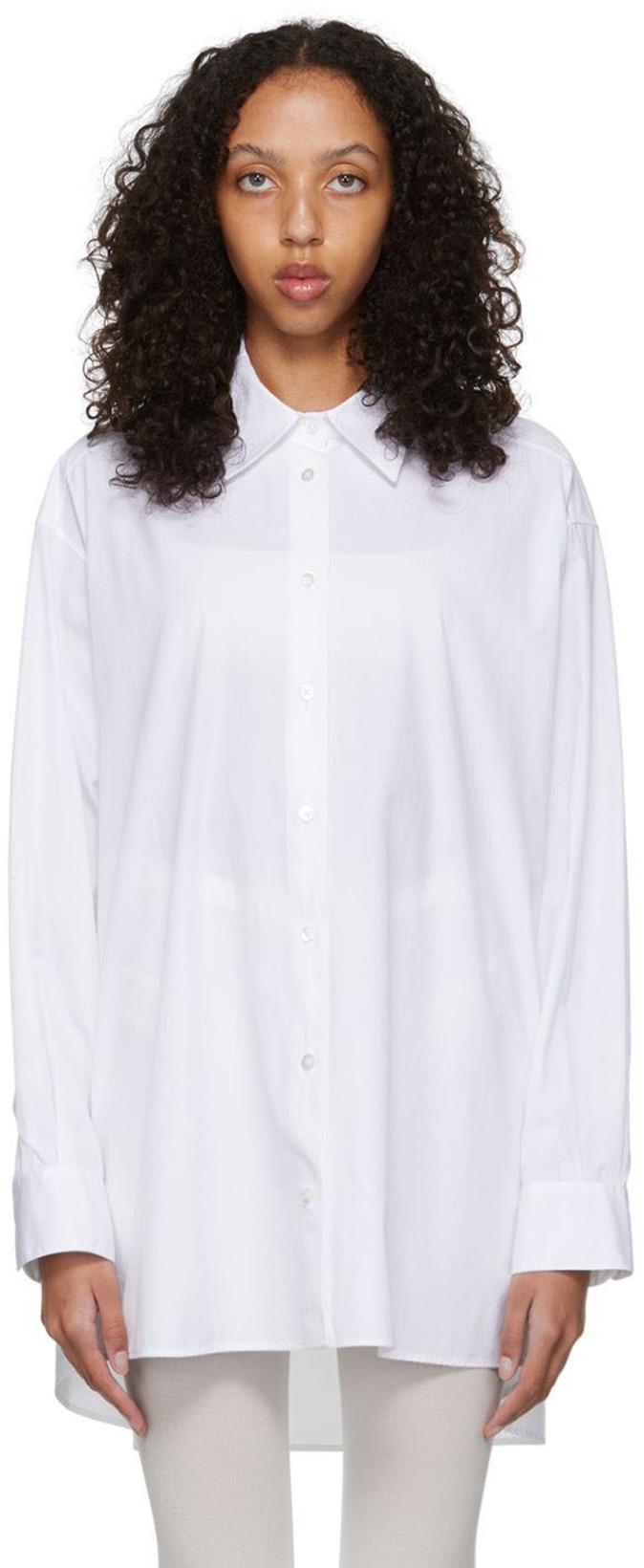 White Luka Shirt by THE ROW