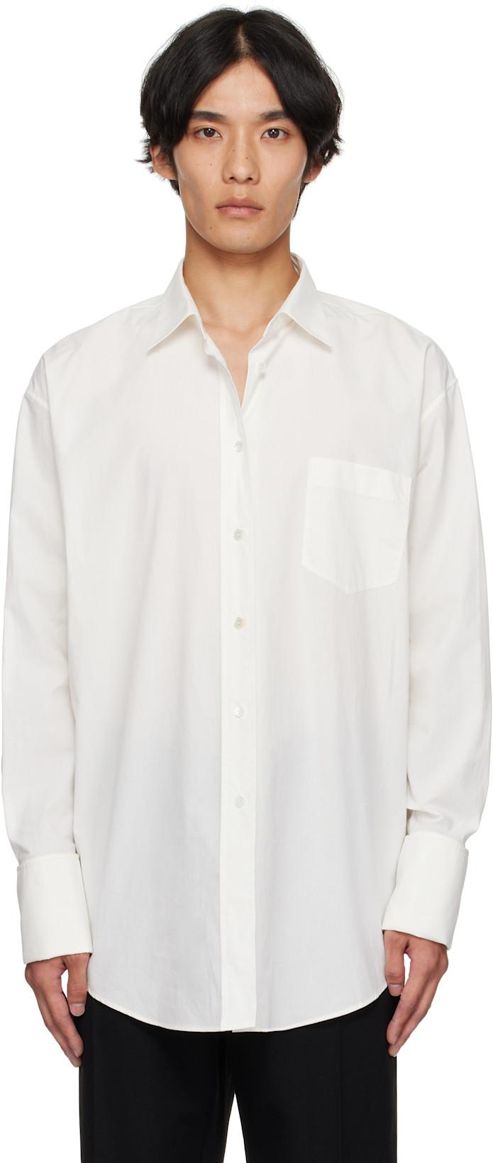 White Miller Shirt by THE ROW