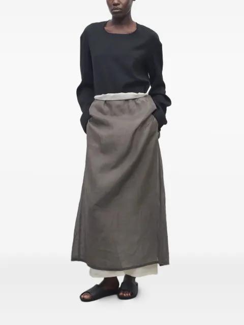 Zaira front-slit maxi skirt by THE ROW