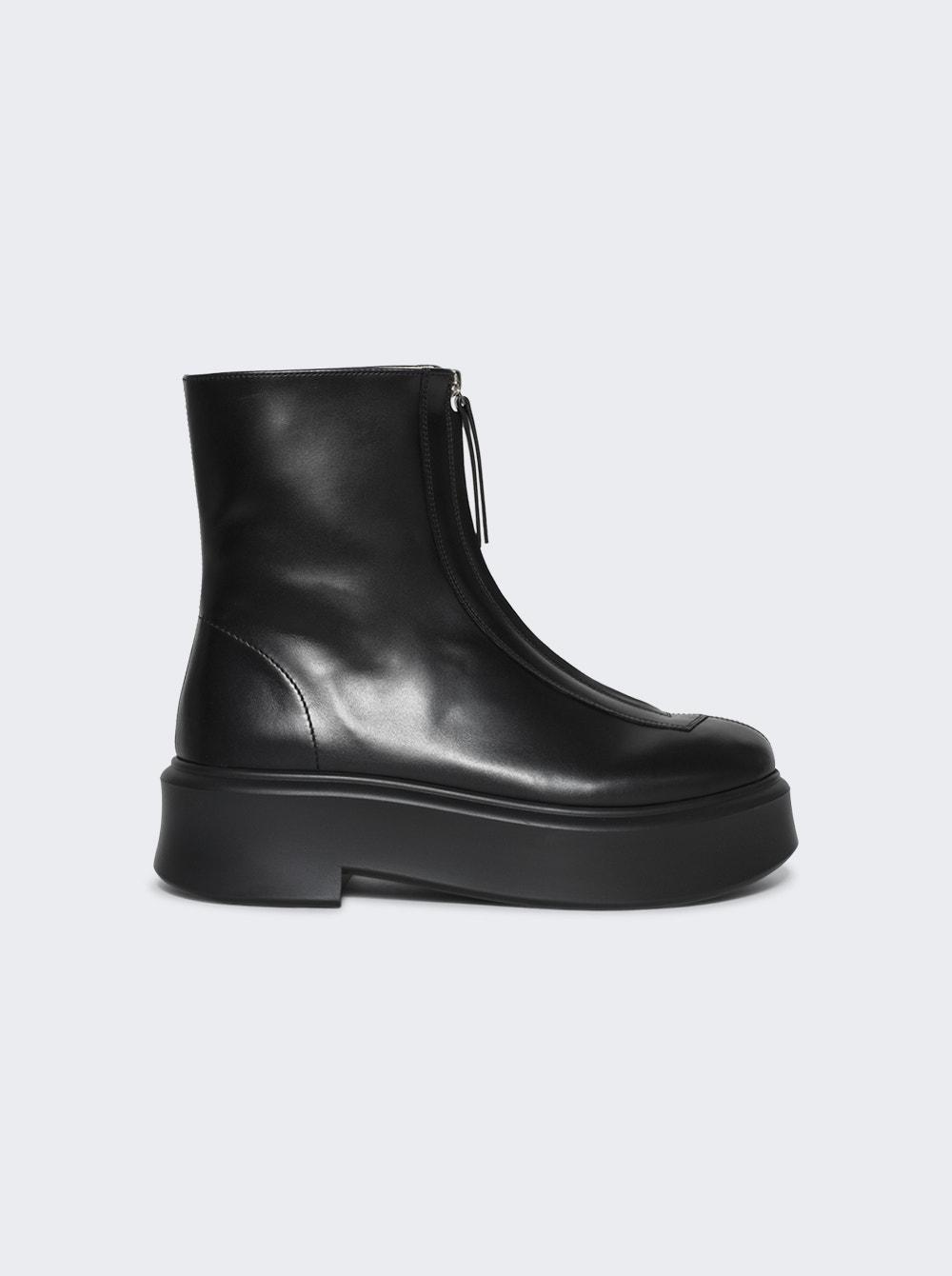 Zipped Boot Black  | The Webster by THE ROW