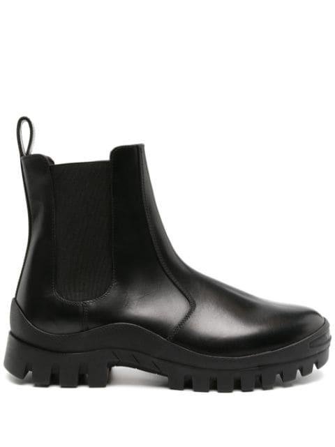 ankle-length leather chelsea boots by THE ROW