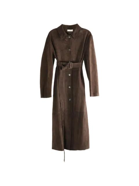 belted coat by THE ROW