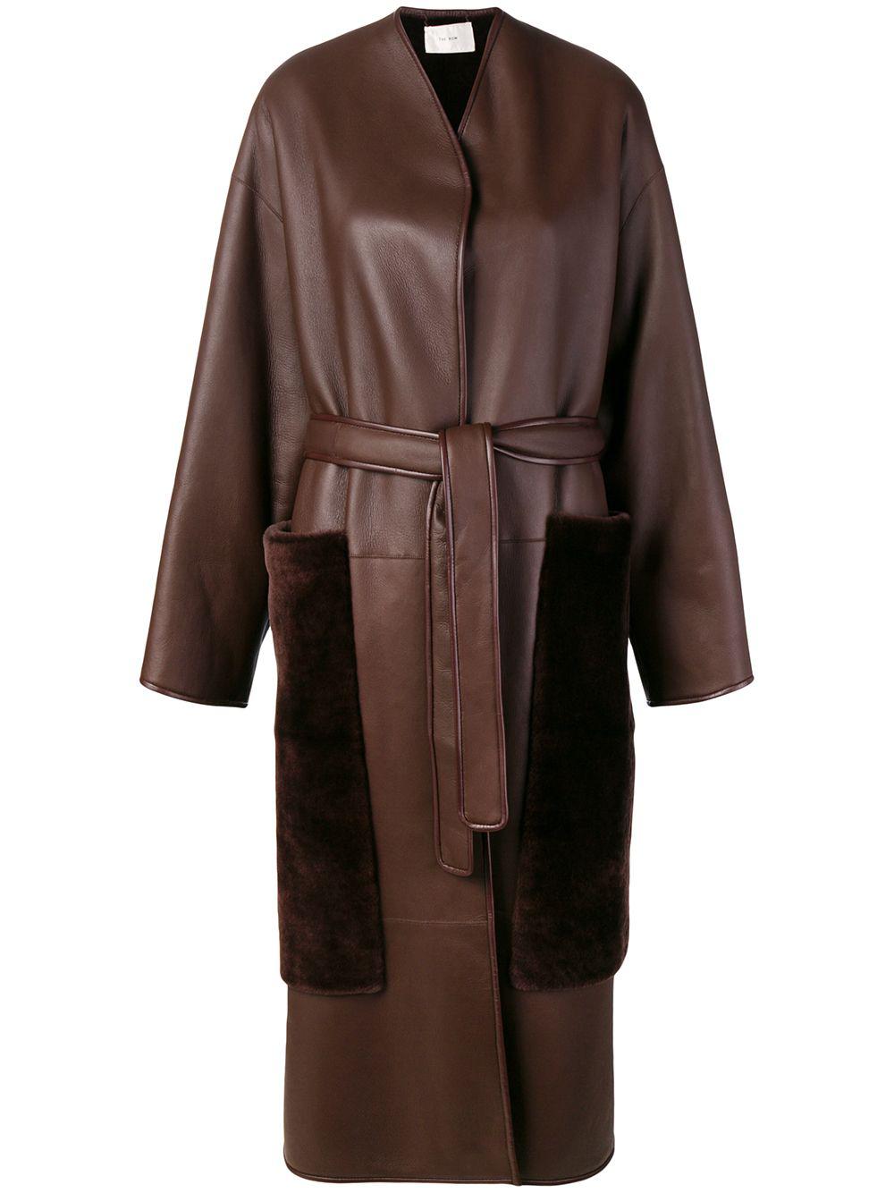 belted midi coat by THE ROW