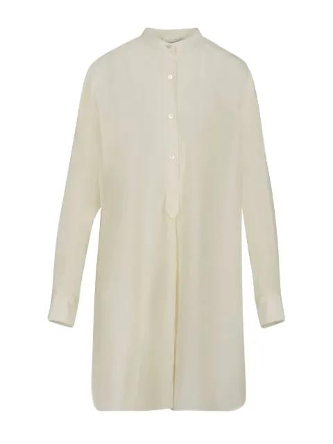 buttoned collarless tunic by THE ROW