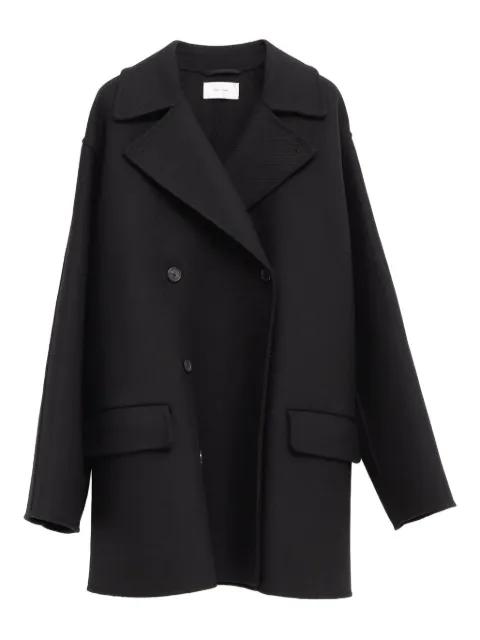 double-breasted pocket coat by THE ROW