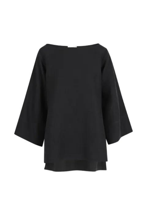 flared sleeve blouse by THE ROW