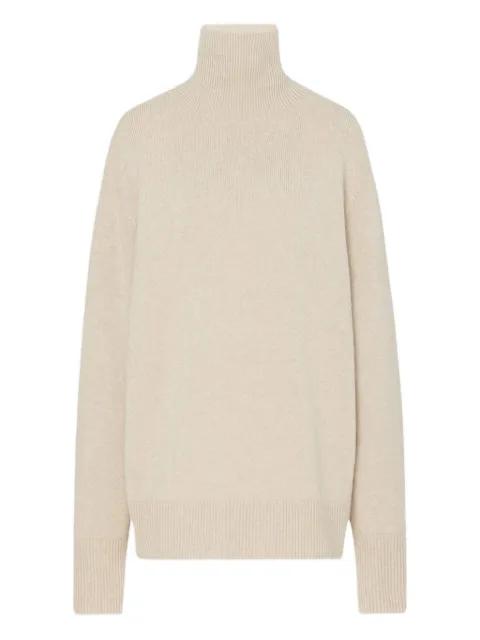 high-neck sweater by THE ROW