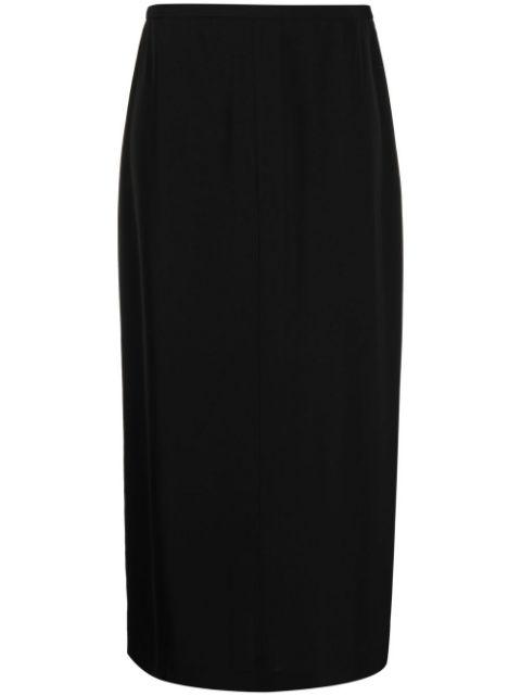 high-waisted midi skirt by THE ROW