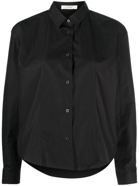 long-sleeve cotton shirt by THE ROW