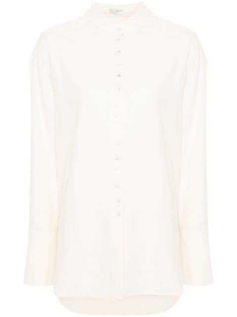 silk buttoned shirt by THE ROW