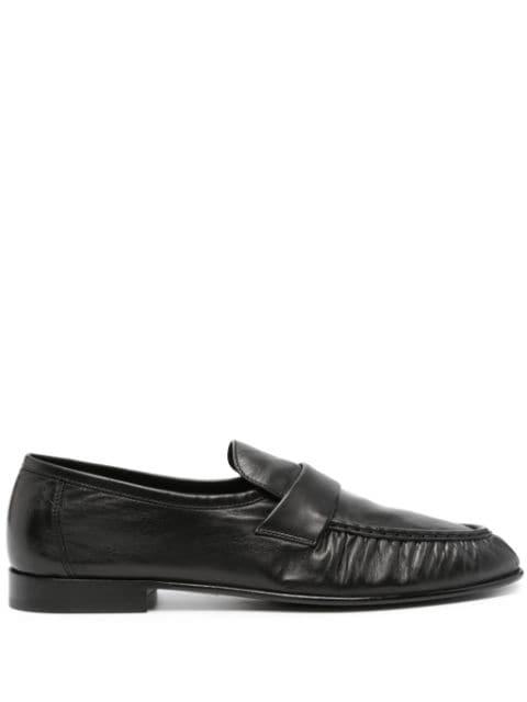 soft-leather loafers by THE ROW