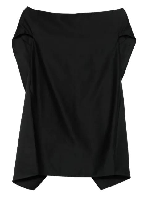 wide-neck blouse by THE ROW