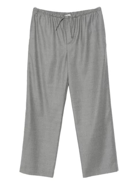 wool straight-leg trousers by THE ROW