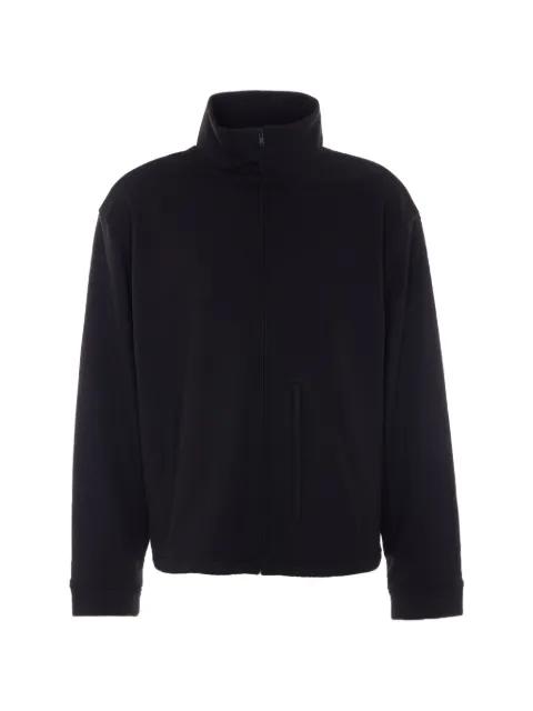 zip-up turtleneck track jacket by THE ROW