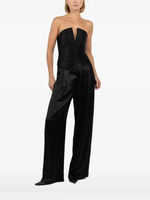 ruched strapless top by THE SEI