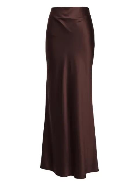 satin bias maxi skirt by THE SEI