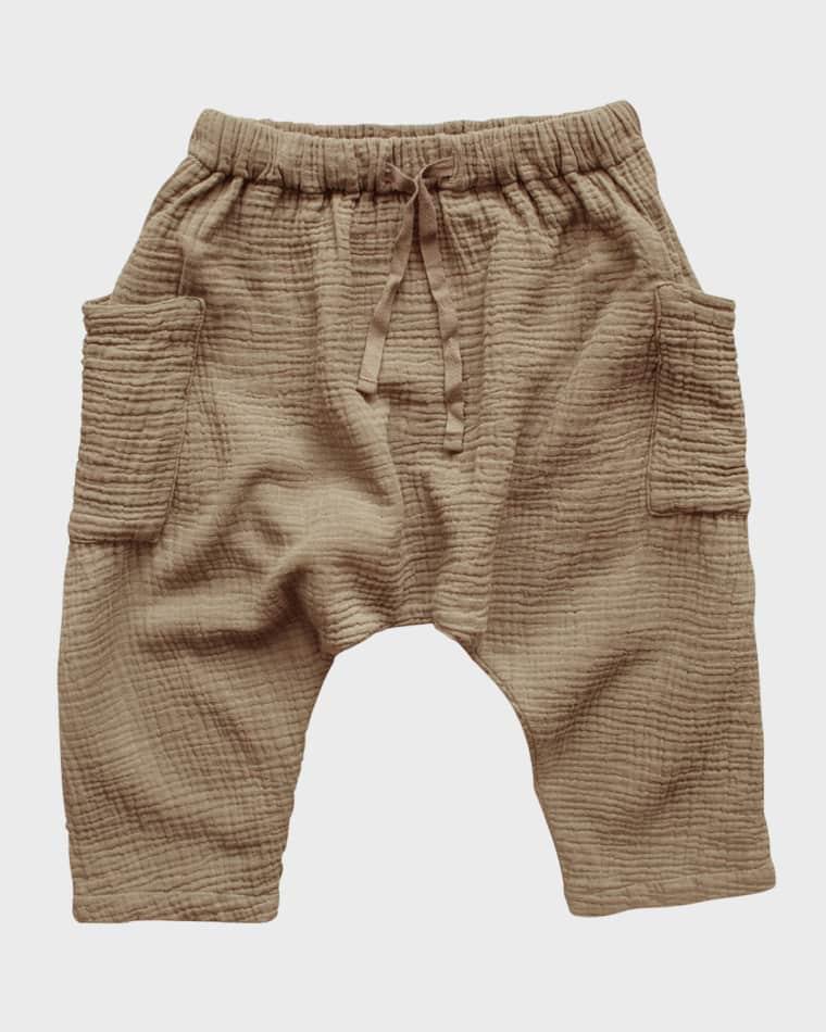 Girl's The Muslin Trousers, Size 3M-9 by THE SIMPLE FOLK