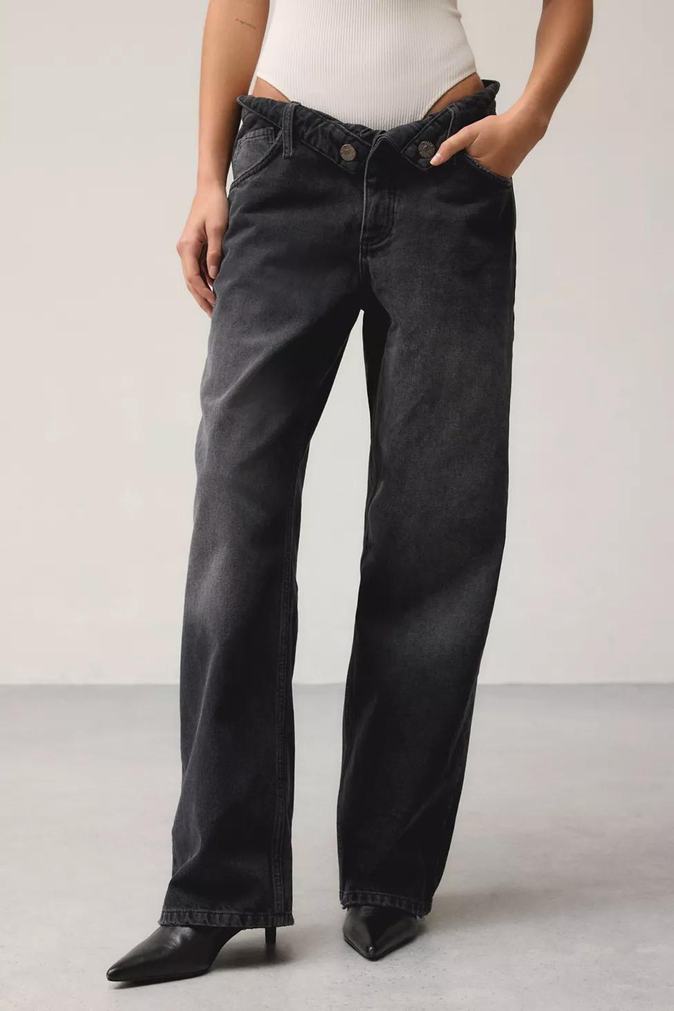 The Tales Oxford Rolled Waist Low-Rise Relaxed Jean by THE TALES