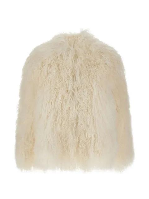 Marina Long lamb-fur jacket by THE TOUCH