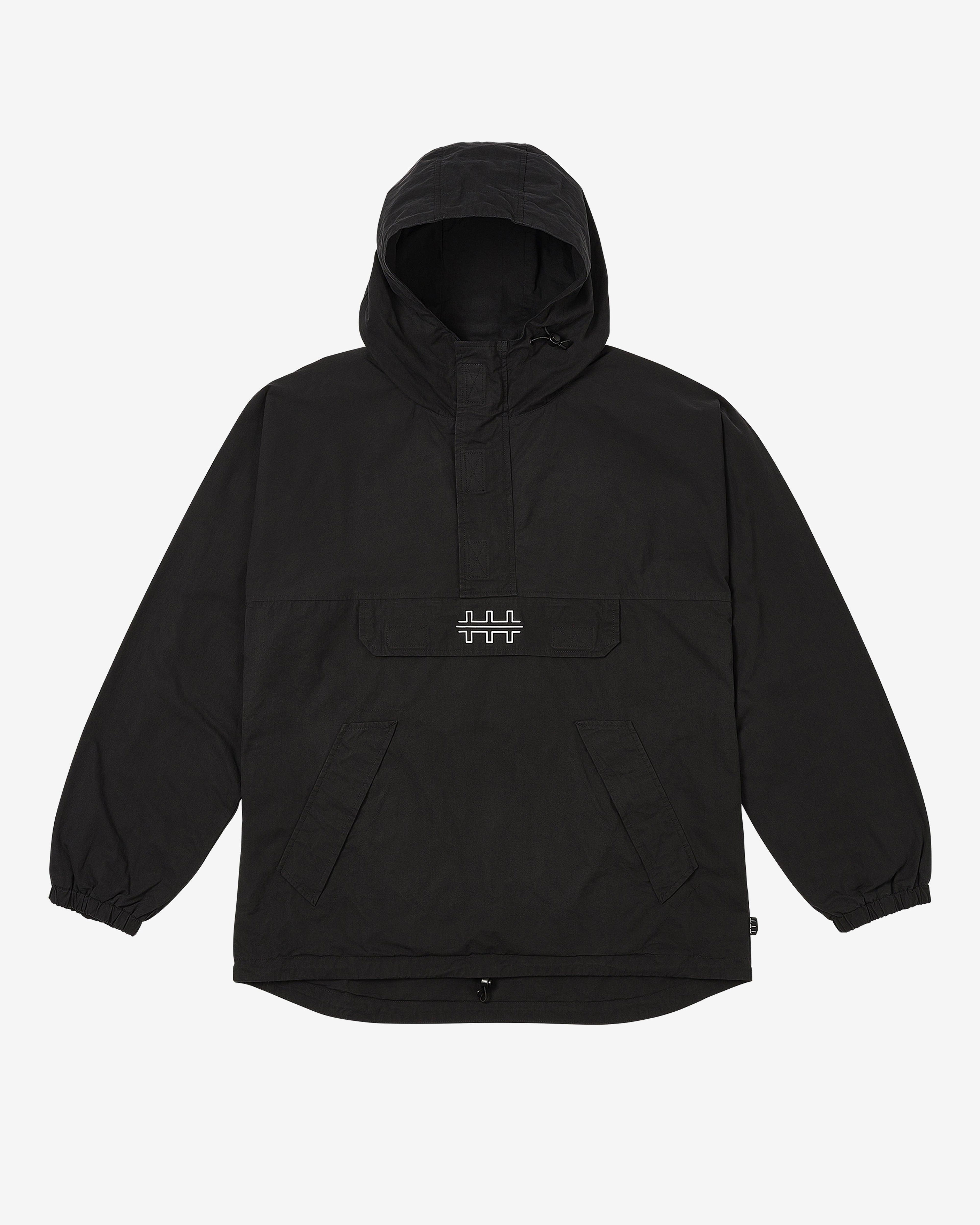 The Trilogy Tapes - Men's Pulse Hooded Jacket - (Black) by THE TRILOGY TAPES