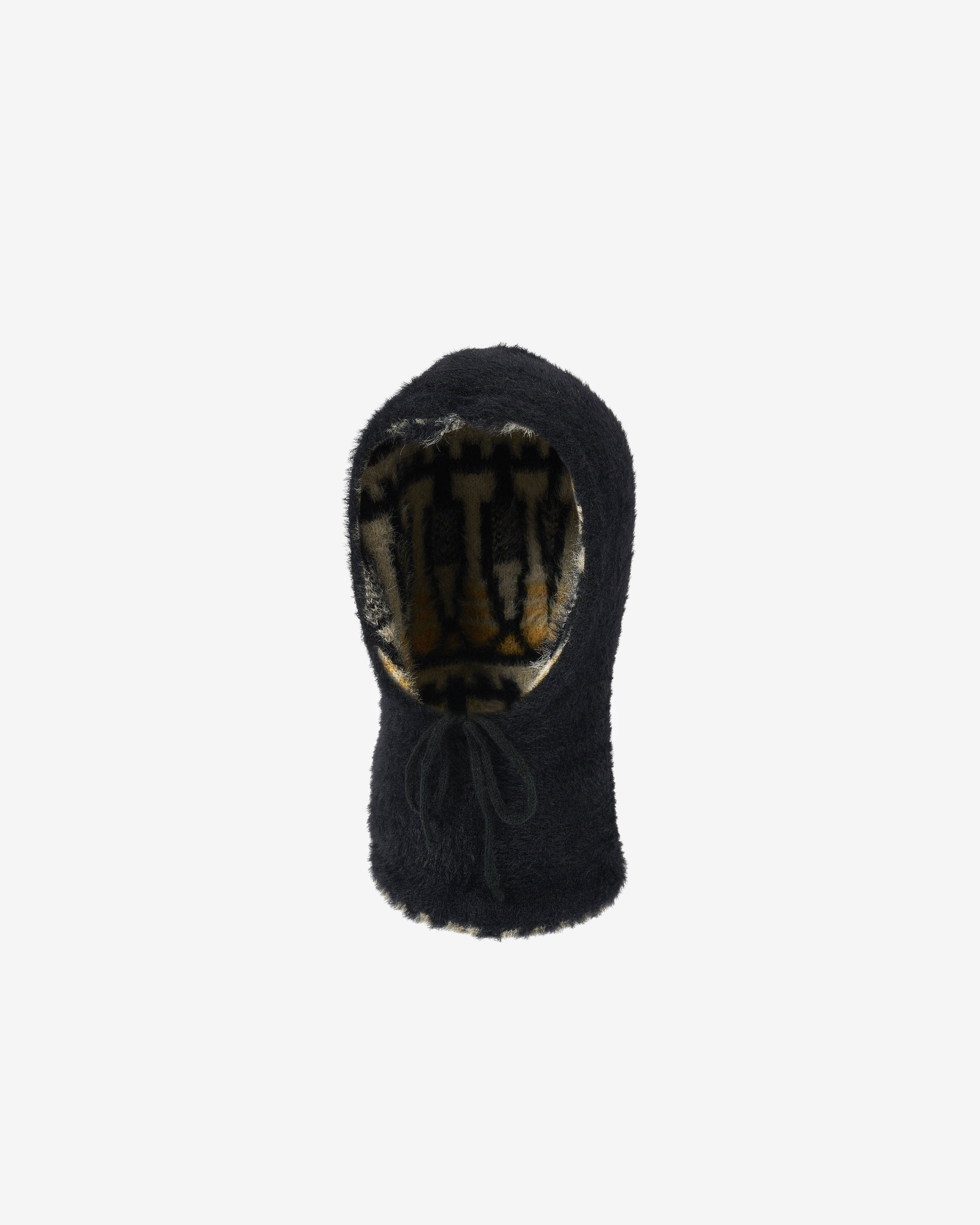 The Trilogy Tapes - Men's Repeat Knitted Hood - (Multi) by THE TRILOGY TAPES