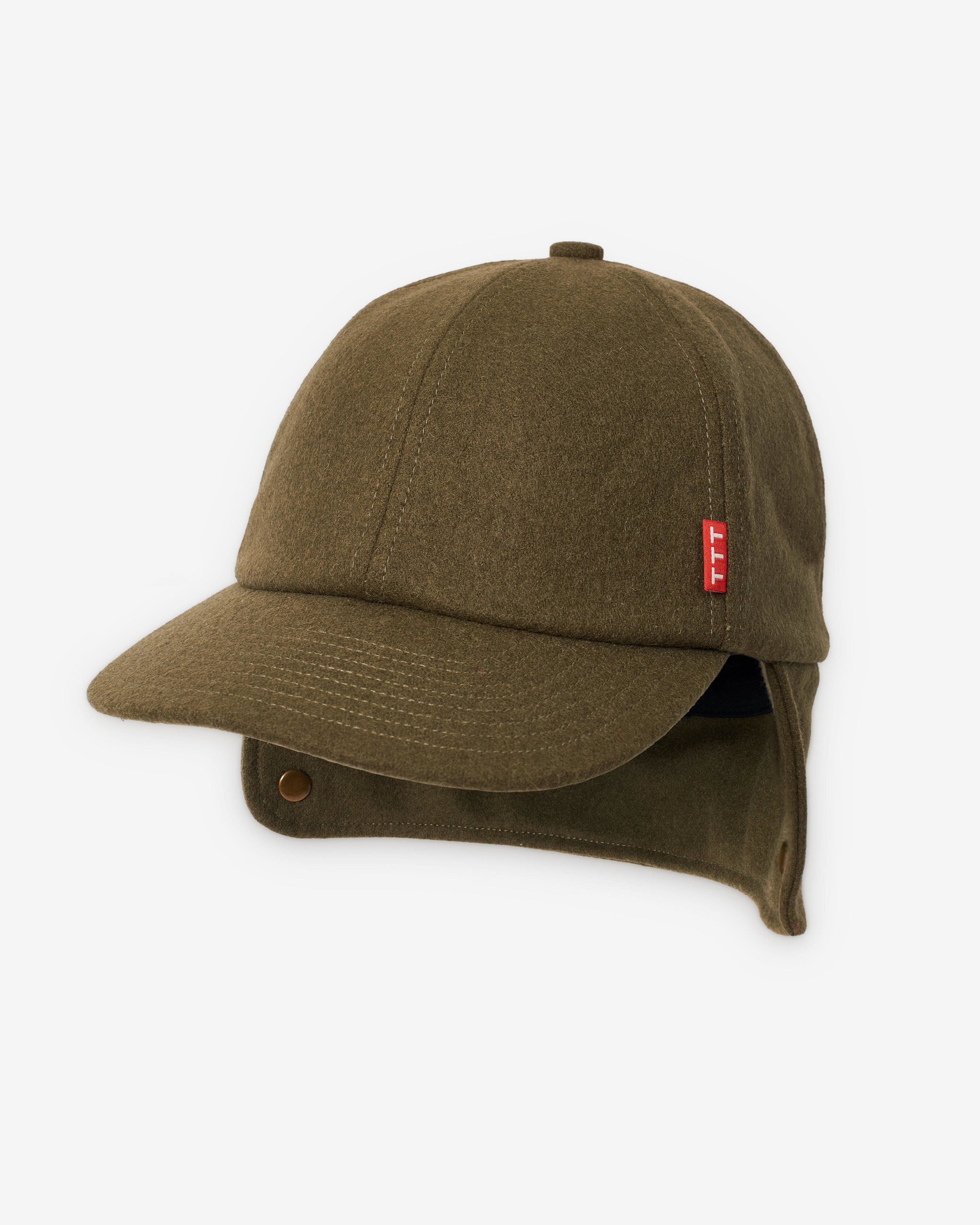 The Trilogy Tapes - Men's Trapper Hat - (Olive) by THE TRILOGY TAPES
