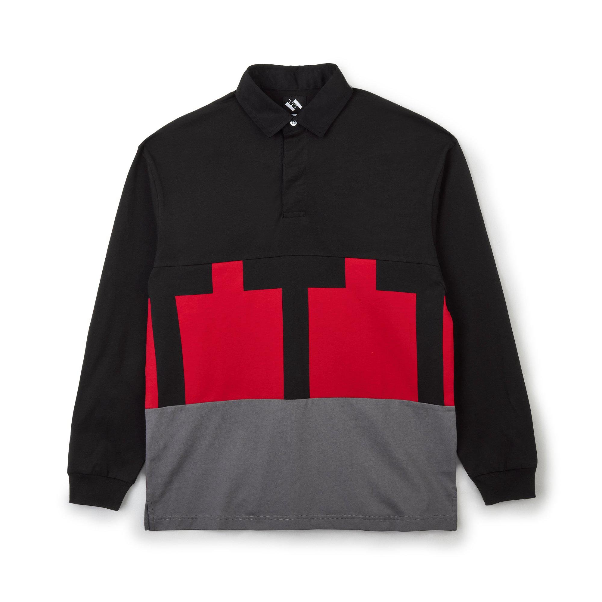 The Trilogy Tapes - TTT Polo Longsleeve - (Red) by THE TRILOGY TAPES