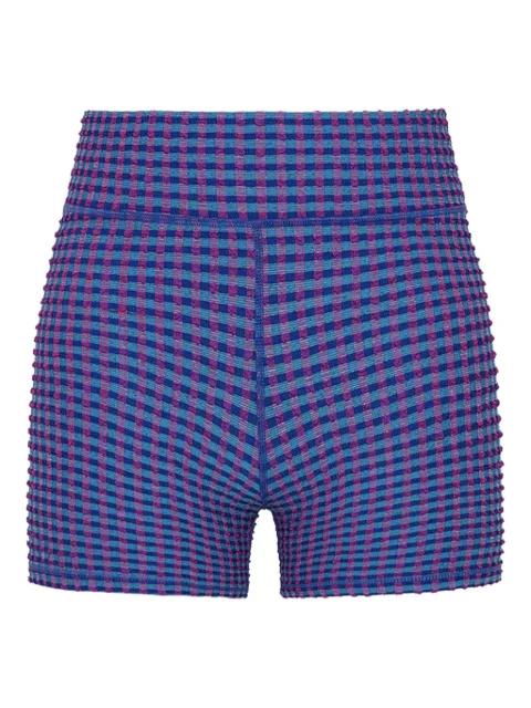Aliki 5 In checked-pattern shorts by THE UPSIDE