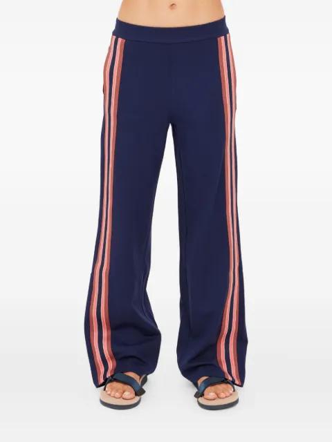 Ananda striped wide-leg cody trousers by THE UPSIDE
