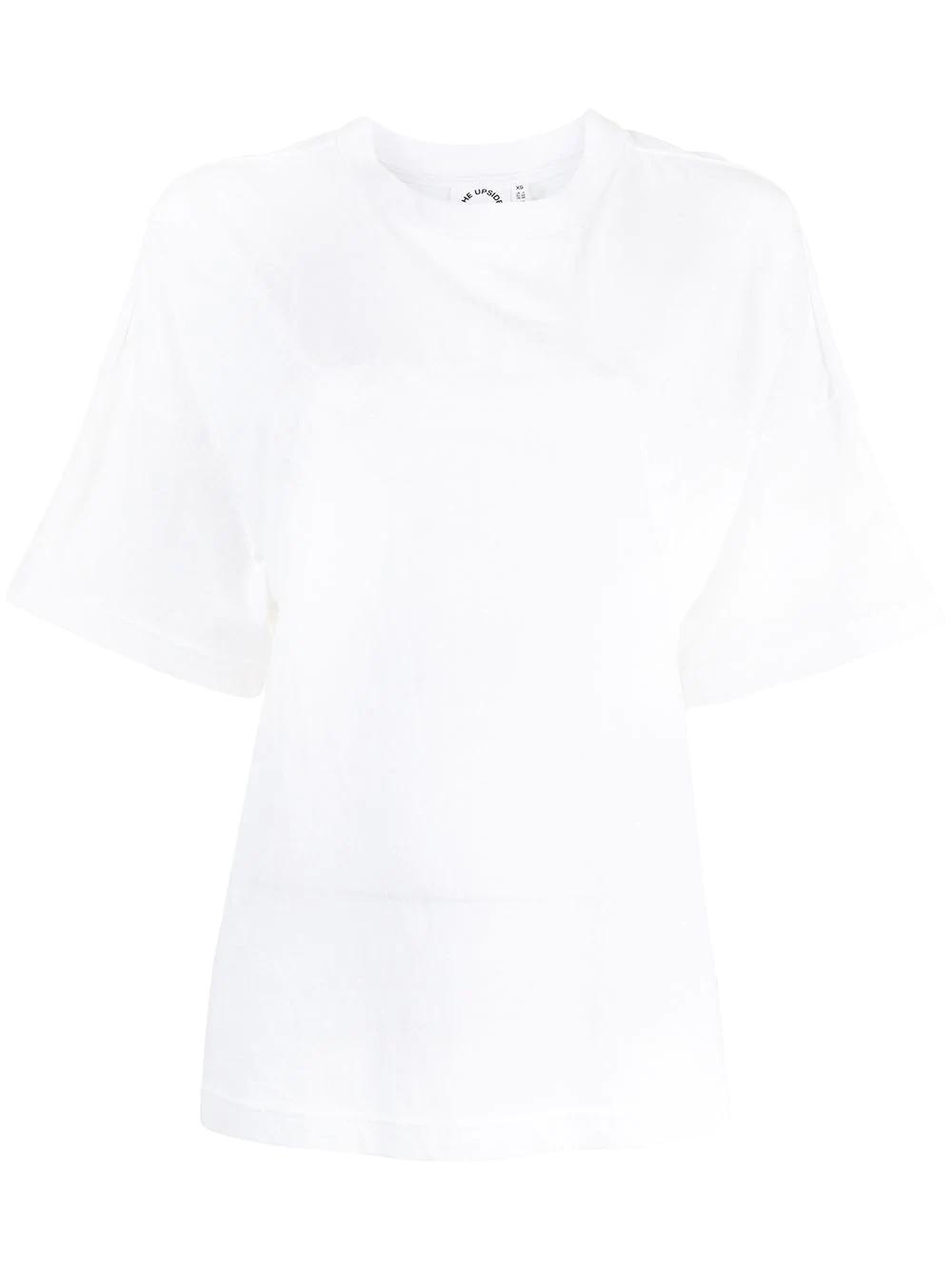Carla logo print T-shirt by THE UPSIDE