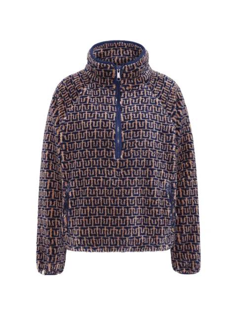 Castilla Harlow abstract zip sweater by THE UPSIDE