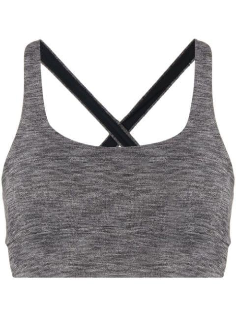 Glacier Sandy marl-knit bralette by THE UPSIDE