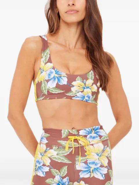Isla floral-print performance top by THE UPSIDE