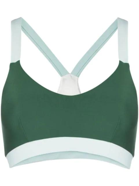 Larry crossover-back sports bra by THE UPSIDE