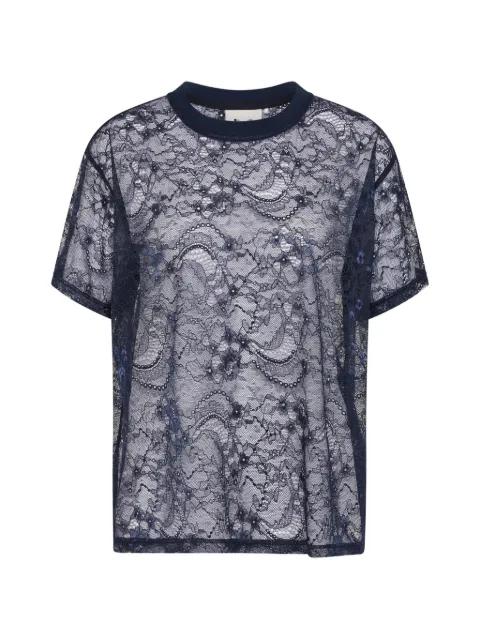 Memento lace T-shirt by THE UPSIDE