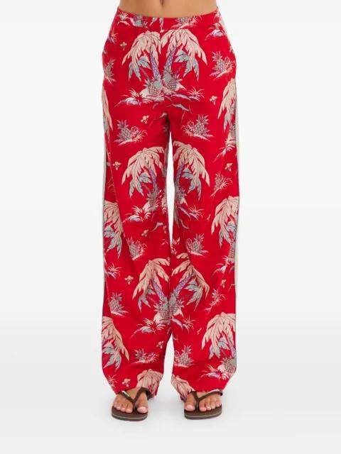 Palma Sierra floral-print palazzo pants by THE UPSIDE