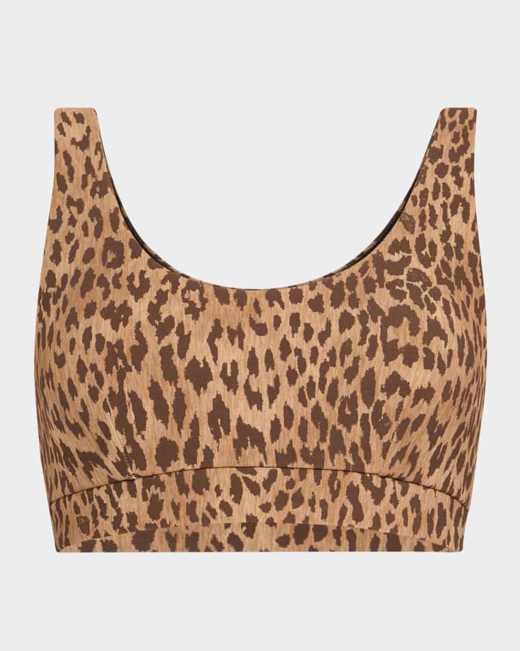 Panthera Daisy Scoop-Neck Sports Bra by THE UPSIDE