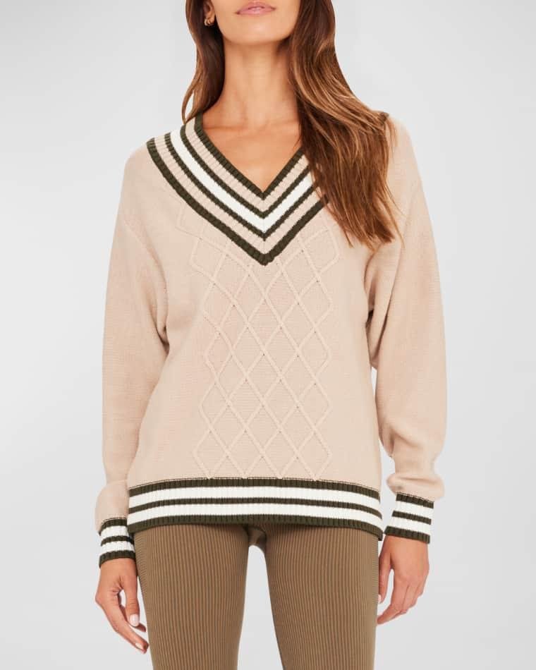 Pilot Louie V-Neck Sweater by THE UPSIDE