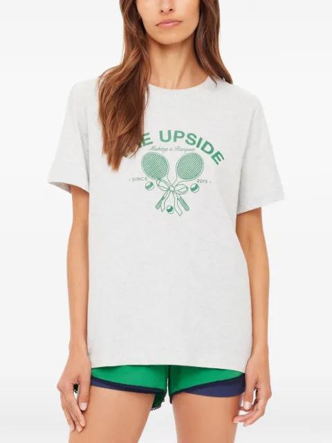 Racquet Casey graphic-print T-shirt by THE UPSIDE