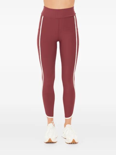 Samara stripe-pocket leggings by THE UPSIDE