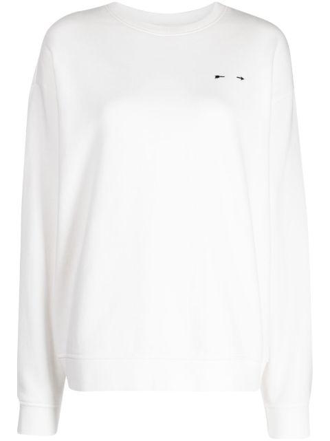 Saturn logo-print sweatshirt by THE UPSIDE