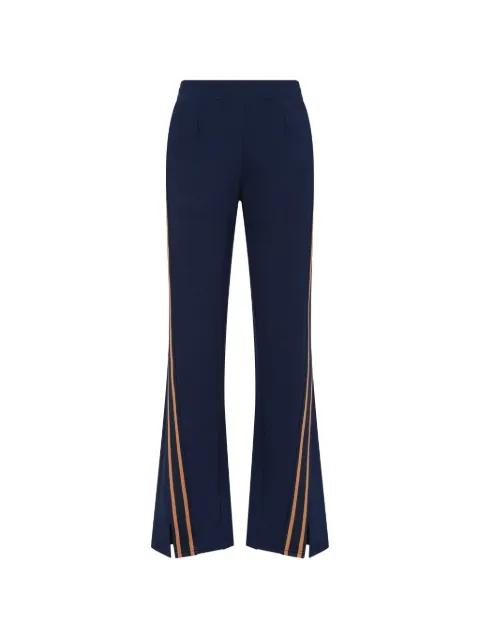 Toledo Petra stripe flared track pants by THE UPSIDE