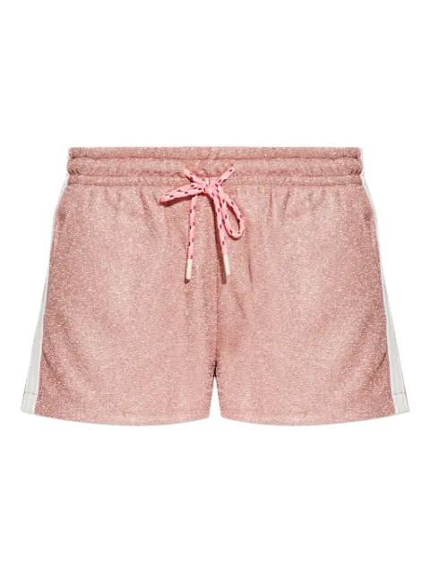 drawstring side-stripe shorts by THE UPSIDE