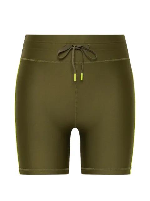 drawstring stripe-detail shorts by THE UPSIDE