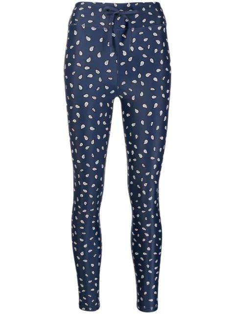 paisley-print performance leggings by THE UPSIDE