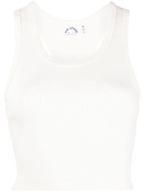 round-neck ribbed tank top by THE UPSIDE