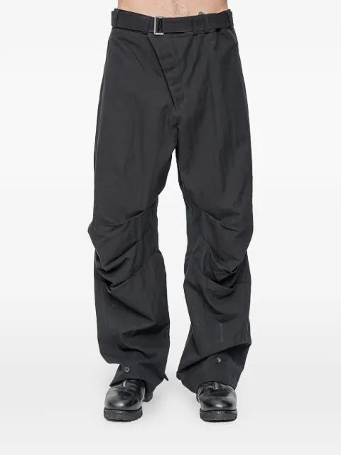 button-detail trousers by THE VIRIDI-ANNE